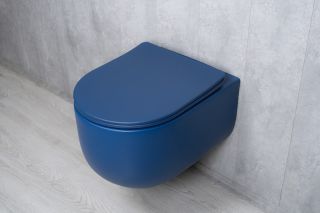 Унитаз подвесной Tornado Gid Tr2133TF-BUM 62301Y синий матовый 49x36x34